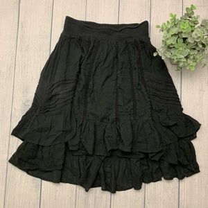 Anthropologie HD in Paris Kayla Gauze Skirt Black